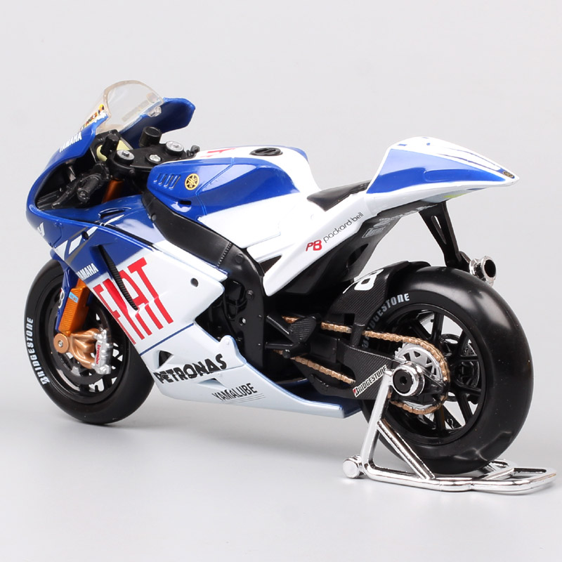 1/10 maisto scale Fiat Yamaha YZR-M1 racer No.99 Jorge Lorenzo #46 rossi motorcycle Moto bike Diecast Toys racing model GP 2009 1/10 maisto scale Fiat Yamaha YZR-M1 racer No.99 Jorge Lorenzo #46 rossi motorcycle Moto bike Diecast Toys racing model GP 2009