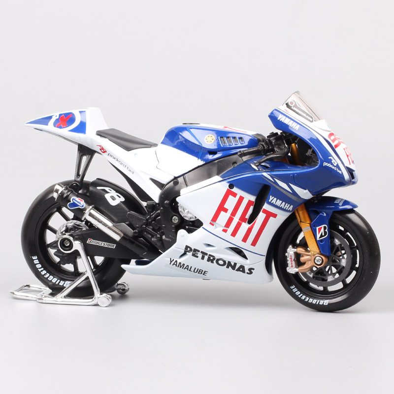 1/10 maisto scale Fiat Yamaha YZR-M1 racer No.99 Jorge Lorenzo #46 rossi motorcycle Moto bike Diecast Toys racing model GP 2009 1/10 maisto scale Fiat Yamaha YZR-M1 racer No.99 Jorge Lorenzo #46 rossi motorcycle Moto bike Diecast Toys racing model GP 2009