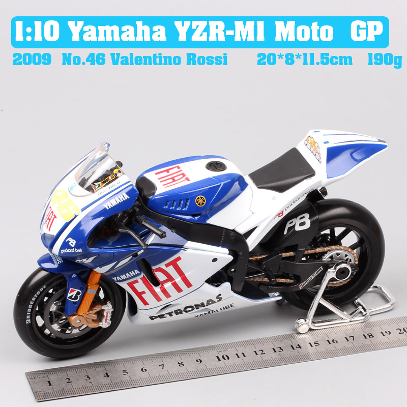 1/10 maisto scale Fiat Yamaha YZR-M1 racer No.99 Jorge Lorenzo #46 rossi motorcycle Moto bike Diecast Toys racing model GP 2009 1/10 maisto scale Fiat Yamaha YZR-M1 racer No.99 Jorge Lorenzo #46 rossi motorcycle Moto bike Diecast Toys racing model GP 2009