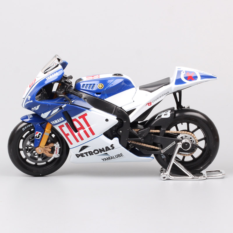1/10 maisto scale Fiat Yamaha YZR-M1 racer No.99 Jorge Lorenzo #46 rossi motorcycle Moto bike Diecast Toys racing model GP 2009 1/10 maisto scale Fiat Yamaha YZR-M1 racer No.99 Jorge Lorenzo #46 rossi motorcycle Moto bike Diecast Toys racing model GP 2009