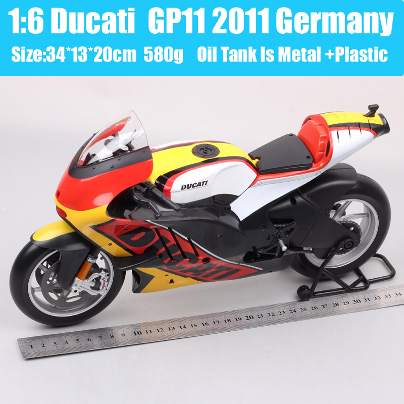 1:6 scale maisto big large Ducati Desmosedici RR GP11 2011 model racing moto bike Diecast Toy motorcycle Germany Italy gift boys 1:6 scale maisto big large Ducati Desmosedici RR GP11 2011 model racing moto bike Diecast Toy motorcycle Germany Italy gift boys