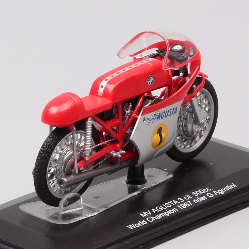 1 24 Scale Vintage Italeri MV Agusta 500cc World Champion 1967 Rider #1 G Agostini Diecast Motorcycle Model Toy Bike Acrylic Box 1 24 Scale Vintage Italeri MV Agusta 500cc World Champion 1967 Rider #1 G Agostini Diecast Motorcycle Model Toy Bike Acrylic Box