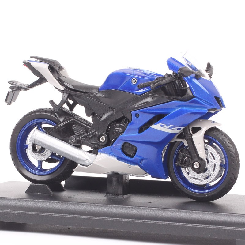 Kids 1/18 Scale Mini Welly 2020 Yamaha YZF R6 Super Racing Bike Diecast Toy Vehicle Plastic Model Motorcycle Toy Thumbnails Blue Kids 1/18 Scale Mini Welly 2020 Yamaha YZF R6 Super Racing Bike Diecast Toy Vehicle Plastic Model Motorcycle Toy Thumbnails Blue