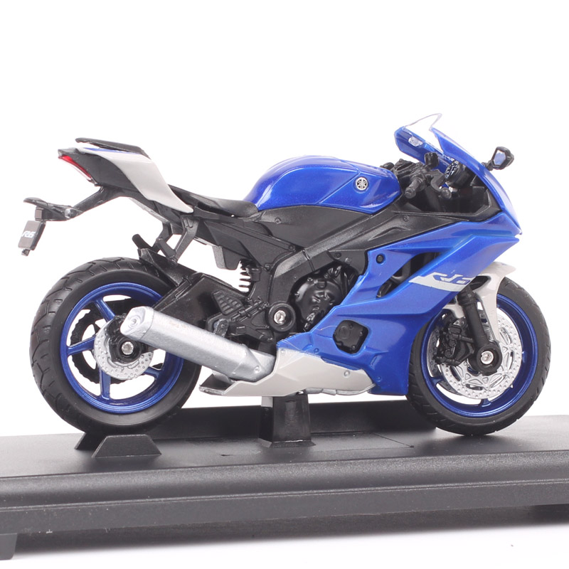 Kids 1/18 Scale Mini Welly 2020 Yamaha YZF R6 Super Racing Bike Diecast Toy Vehicle Plastic Model Motorcycle Toy Thumbnails Blue Kids 1/18 Scale Mini Welly 2020 Yamaha YZF R6 Super Racing Bike Diecast Toy Vehicle Plastic Model Motorcycle Toy Thumbnails Blue