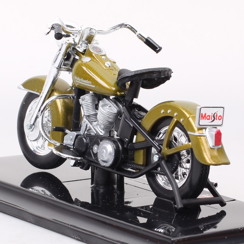 Classics 1/18 Scale Maisto Old 1953 74FL Hydra Glide Bike Diecast Toy Vehicle Motorcycle Model Mini Motorbike Of Kids boys Gift