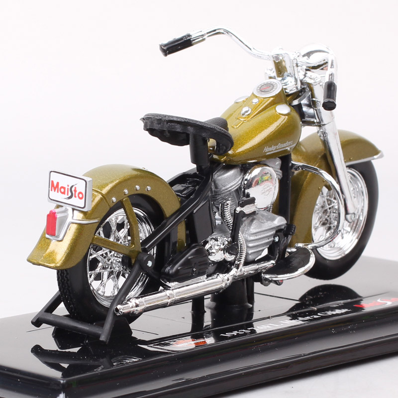 Classics 1/18 Scale Maisto Old 1953 74FL Hydra Glide Bike Diecast Toy Vehicle Motorcycle Model Mini Motorbike Of Kids boys Gift