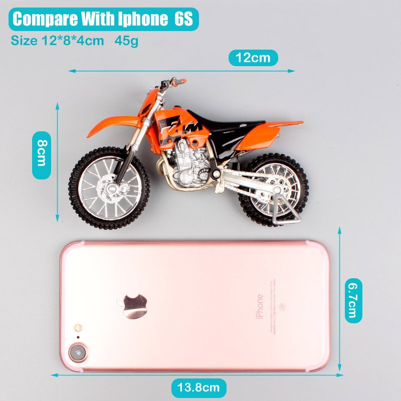 Childrens 1:18 Scale Welly 450 SX Racing Enduro Dirt Racing Motorcycle Off Road Diecasts & Toy Vehicles Supercross Bike Models