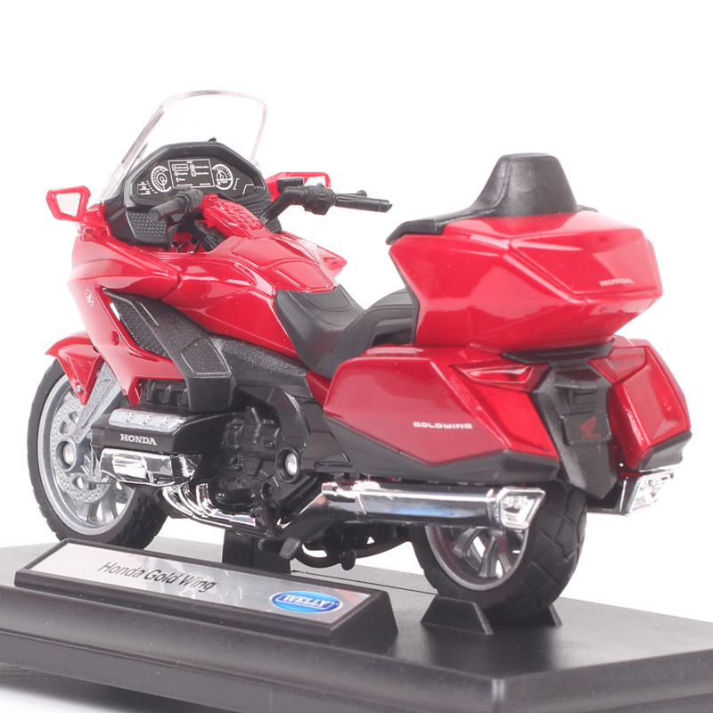 1/18 Scale Small Welly 2020 Honda Gold Wing Cruiser Bike Model Diecast Toy Vehicle Touring Motorcycle Toy Of Collectible Boys