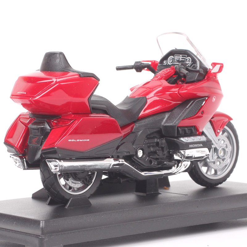 1/18 Scale Small Welly 2020 Honda Gold Wing Cruiser Bike Model Diecast Toy Vehicle Touring Motorcycle Toy Of Collectible Boys
