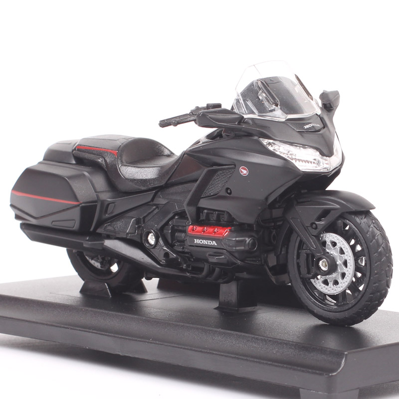 1/18 Scale Small Welly 2020 Honda Gold Wing Cruiser Bike Model Diecast Toy Vehicle Touring Motorcycle Toy Of Collectible Boys