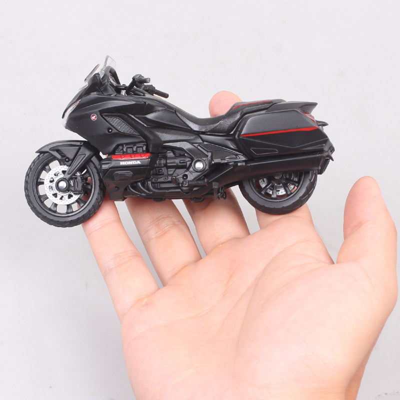 1/18 Scale Small Welly 2020 Honda Gold Wing Cruiser Bike Model Diecast Toy Vehicle Touring Motorcycle Toy Of Collectible Boys