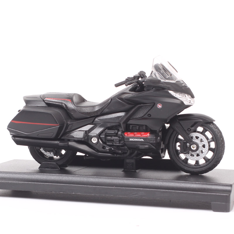 1/18 Scale Small Welly 2020 Honda Gold Wing Cruiser Bike Model Diecast Toy Vehicle Touring Motorcycle Toy Of Collectible Boys
