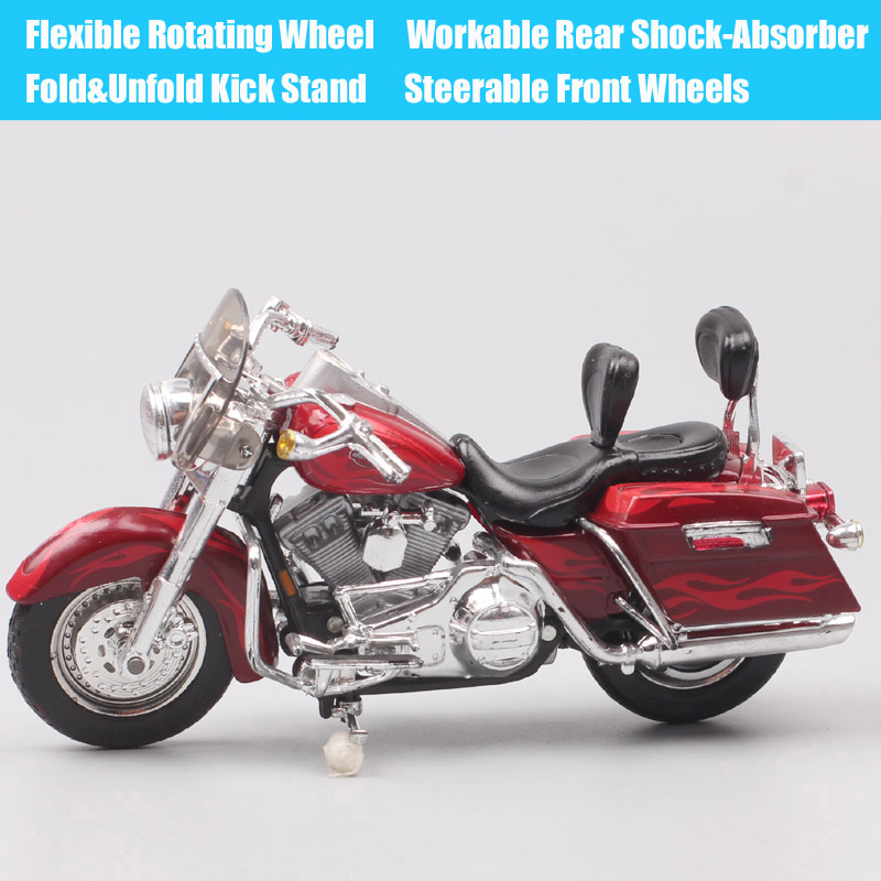 1:18 scale maisto 2001 FLHRSEI CVO Custom Road King Cruiser bike Diecast Vehicle street motorcycle toy Replicas of kids gifts 1:18 scale maisto 2001 FLHRSEI CVO Custom Road King Cruiser bike Diecast Vehicle street motorcycle toy Replicas of kids gifts