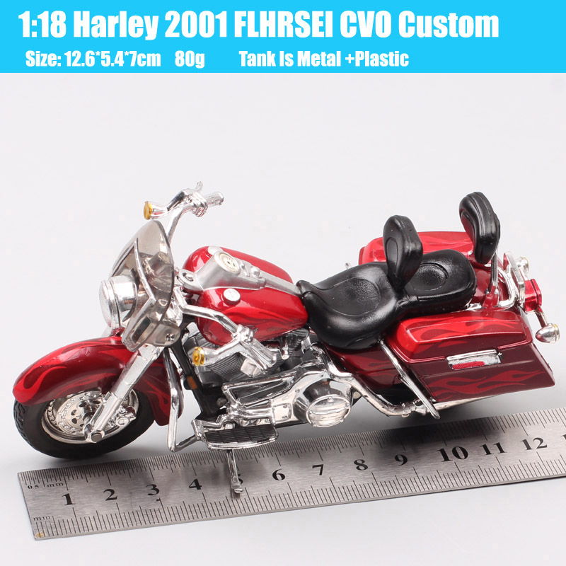 1:18 scale maisto 2001 FLHRSEI CVO Custom Road King Cruiser bike Diecast Vehicle street motorcycle toy Replicas of kids gifts 1:18 scale maisto 2001 FLHRSEI CVO Custom Road King Cruiser bike Diecast Vehicle street motorcycle toy Replicas of kids gifts