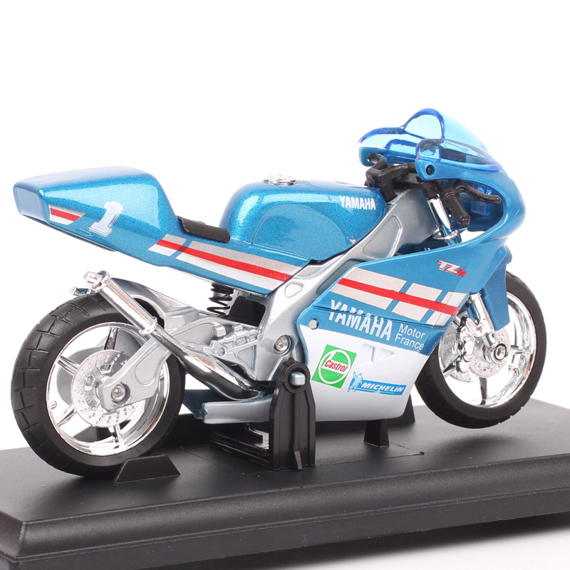 Welly 1/18 Scale 1994 Yamaha TZ 250 TZ250M #1 France Test Bike GP Racing Diecast Vehicle Model Moto Motorcycle Children's Toys
