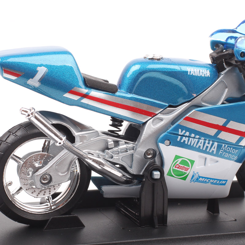 Welly 1/18 Scale 1994 Yamaha TZ 250 TZ250M #1 France Test Bike GP Racing Diecast Vehicle Model Moto Motorcycle Children's Toys
