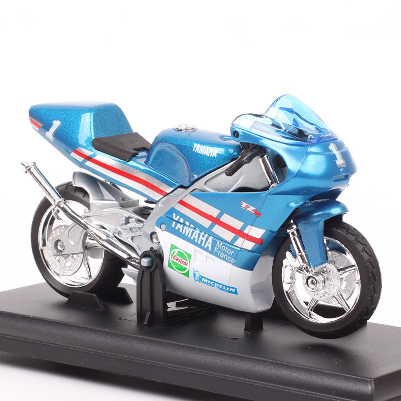 Welly 1/18 Scale 1994 Yamaha TZ 250 TZ250M #1 France Test Bike GP Racing Diecast Vehicle Model Moto Motorcycle Children's Toys
