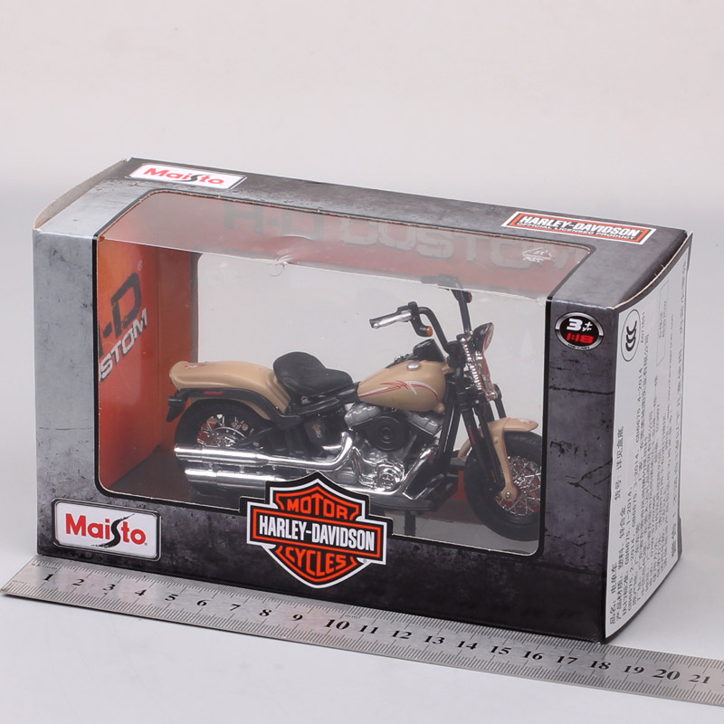 1:18 scale maisto Harley FLSTSB Cross Bones 2008 Softail bike Diecast Vehicle street motorcycle model toys gift of adult hobby