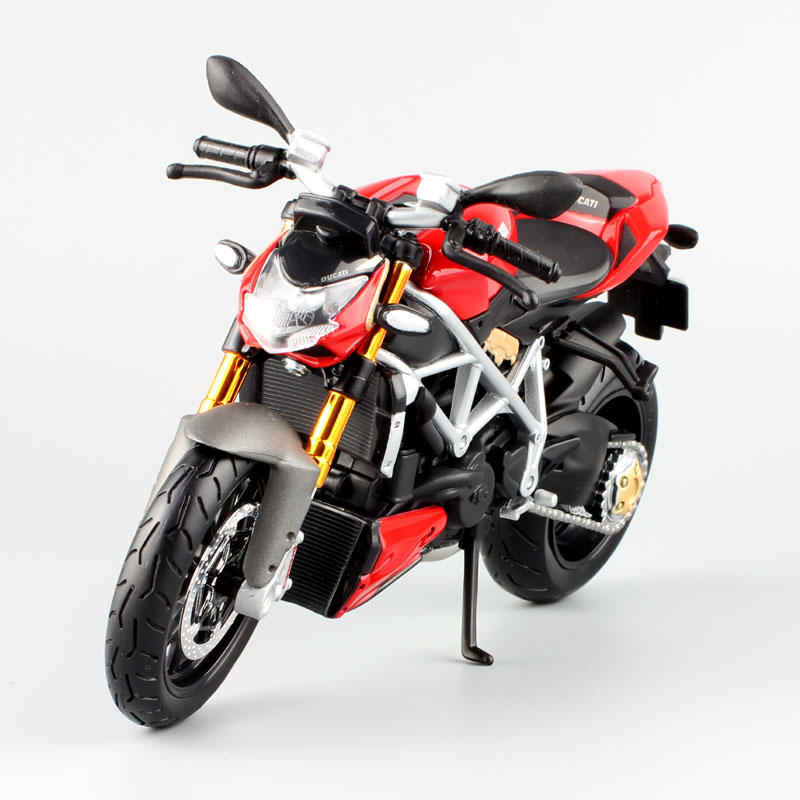 1:12 Scale Children's Maisto mod Ducati Streetfighter S Muscle Replica diecast Streetbike model motor bike race motorcycle toy