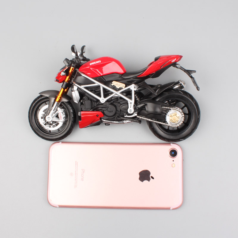 1:12 Scale Children's Maisto mod Ducati Streetfighter S Muscle Replica diecast Streetbike model motor bike race motorcycle toy