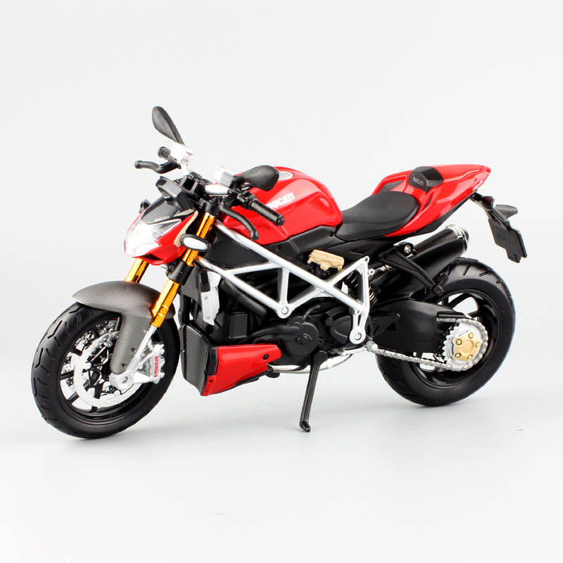 1:12 Scale Children's Maisto mod Ducati Streetfighter S Muscle Replica diecast Streetbike model motor bike race motorcycle toy