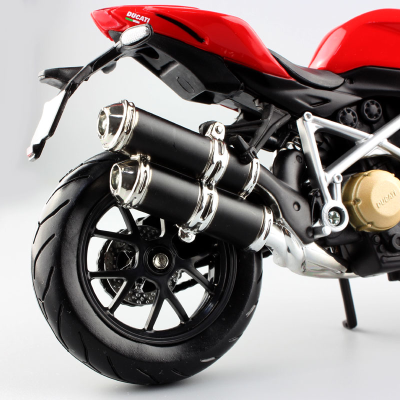 1:12 Scale Children's Maisto mod Ducati Streetfighter S Muscle Replica diecast Streetbike model motor bike race motorcycle toy