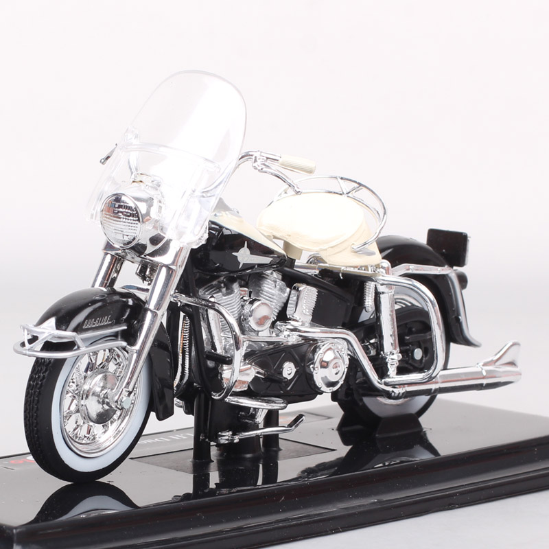 Kids 1:18 Scale classic Maisto 1962 FLH DUO GLIDE bike Panhead hydra glide sport Diecast model vehicles motorcycle toy miniature