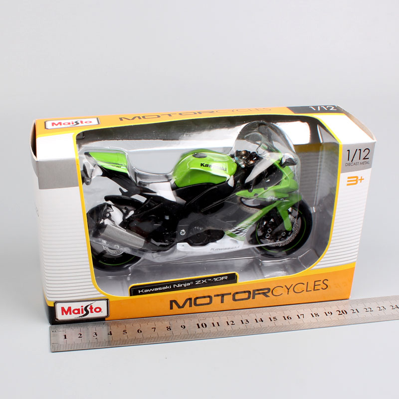 1:12 scale maisto Kawasaki NINJA ZX 10R ZX-10R super bike diecast vehicle racing motorcycle models toys children's collection