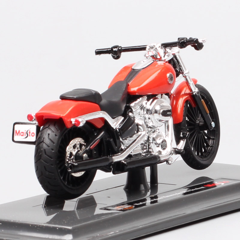 1/18 scales maisto 2016 HD Breakout softail motorcycle Diecast Vehicle toy miniatures for children's collection sports bike red