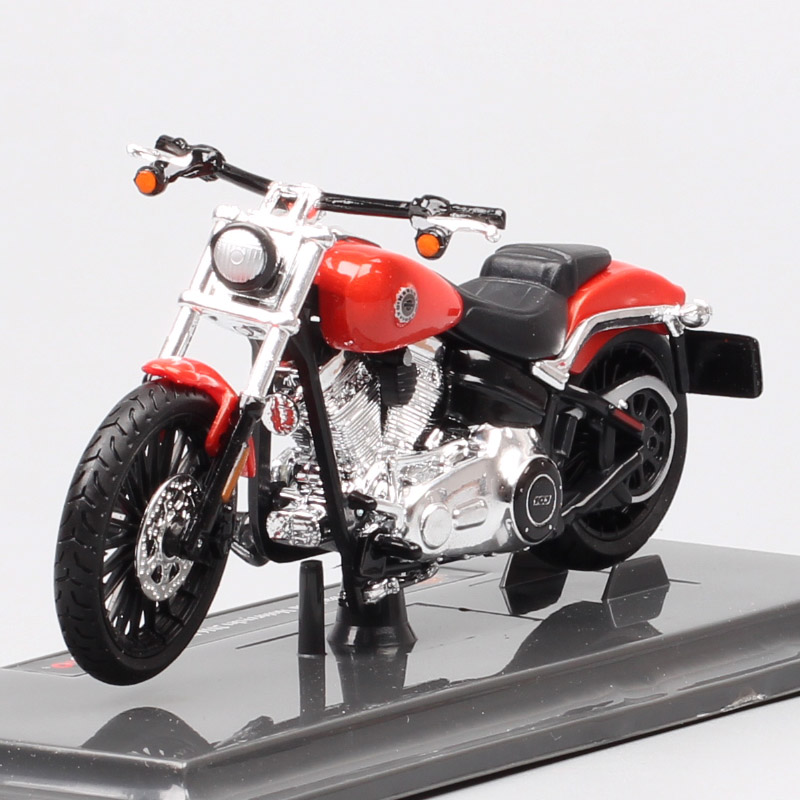 1/18 scales maisto 2016 HD Breakout softail motorcycle Diecast Vehicle toy miniatures for children's collection sports bike red