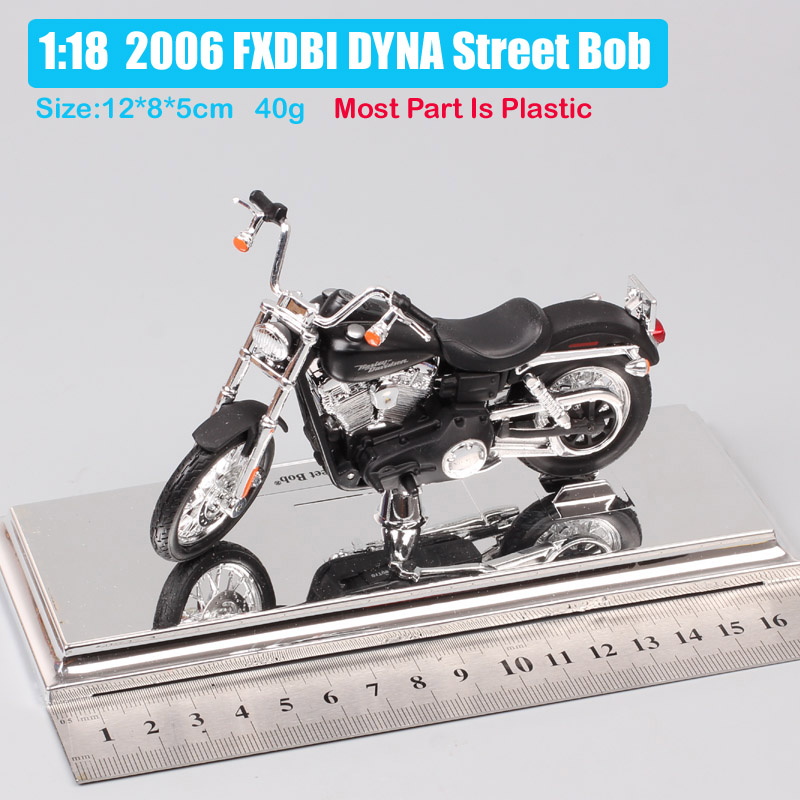 1/18 Maisto 2006 FXDBI DYNA Street Bob Super Glide Diecast scale model motorcycle vehicle car moto bike miniature toy boy 1/18 Maisto 2006 FXDBI DYNA Street Bob Super Glide Diecast scale model motorcycle vehicle car moto bike miniature toy boy
