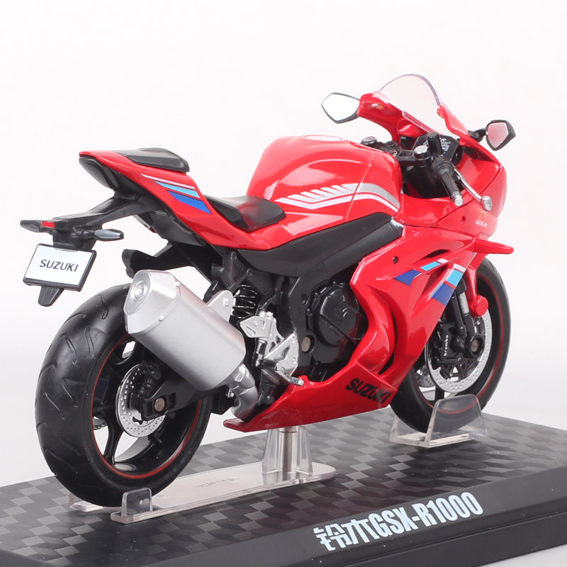 Kids 1/12 Scale 2018 Suzuki GSX-R1000 Sports Racing Motorcycle model Diecasts & Toy Vehicles moto bikes toy Replicas Gift Stand Kids 1/12 Scale 2018 Suzuki GSX-R1000 Sports Racing Motorcycle model Diecasts & Toy Vehicles moto bikes toy Replicas Gift Stand
