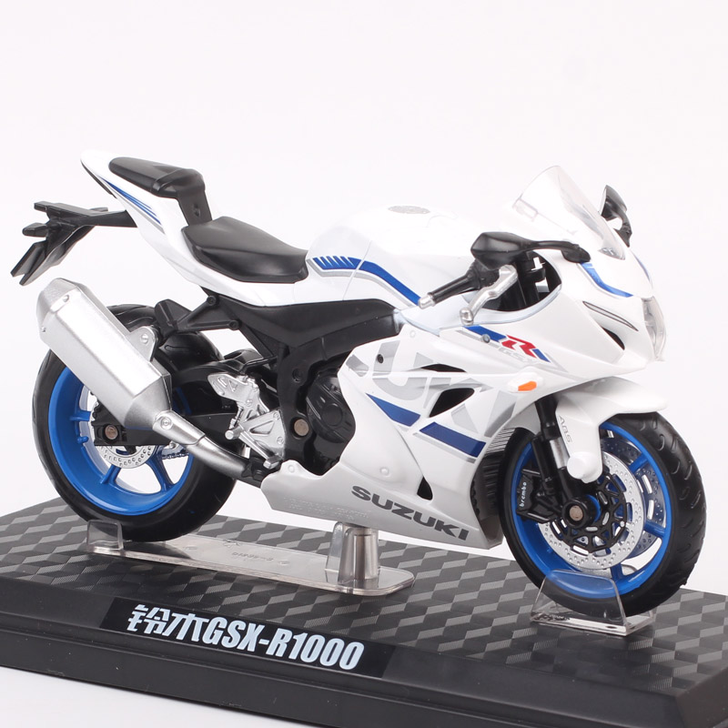 Kids 1/12 Scale 2018 Suzuki GSX-R1000 Sports Racing Motorcycle model Diecasts & Toy Vehicles moto bikes toy Replicas Gift Stand Kids 1/12 Scale 2018 Suzuki GSX-R1000 Sports Racing Motorcycle model Diecasts & Toy Vehicles moto bikes toy Replicas Gift Stand
