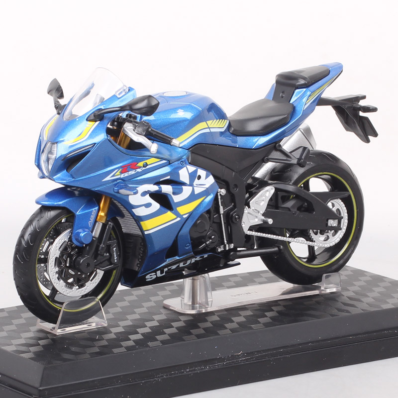 Kids 1/12 Scale 2018 Suzuki GSX-R1000 Sports Racing Motorcycle model Diecasts & Toy Vehicles moto bikes toy Replicas Gift Stand Kids 1/12 Scale 2018 Suzuki GSX-R1000 Sports Racing Motorcycle model Diecasts & Toy Vehicles moto bikes toy Replicas Gift Stand