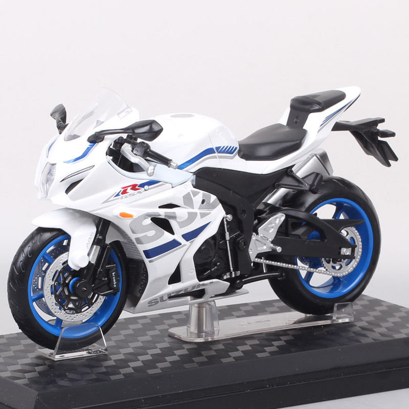 Kids 1/12 Scale 2018 Suzuki GSX-R1000 Sports Racing Motorcycle model Diecasts & Toy Vehicles moto bikes toy Replicas Gift Stand Kids 1/12 Scale 2018 Suzuki GSX-R1000 Sports Racing Motorcycle model Diecasts & Toy Vehicles moto bikes toy Replicas Gift Stand