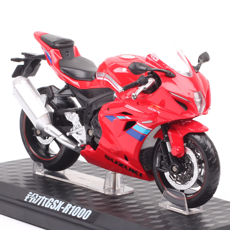 Kids 1/12 Scale 2018 Suzuki GSX-R1000 Sports Racing Motorcycle model Diecasts & Toy Vehicles moto bikes toy Replicas Gift Stand Kids 1/12 Scale 2018 Suzuki GSX-R1000 Sports Racing Motorcycle model Diecasts & Toy Vehicles moto bikes toy Replicas Gift Stand