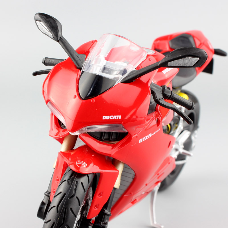 1:12 scale Maisto children 1199 Panigale R Superbike Die casting model motorbike motorcycle race Replica bike mini metal toy red