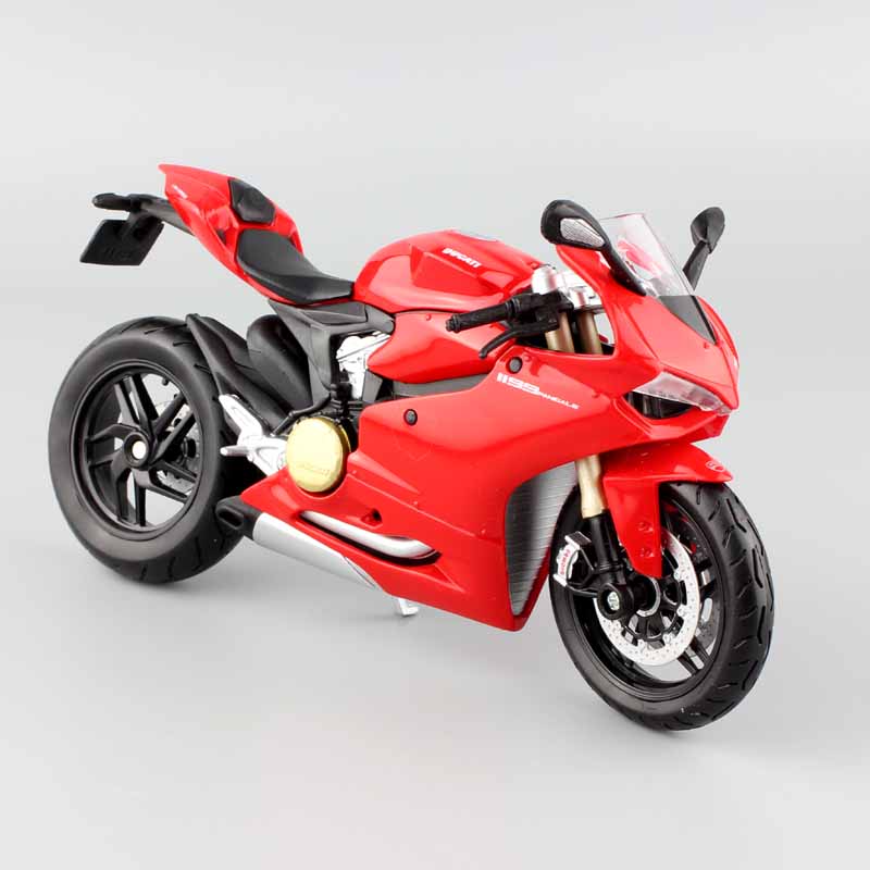1:12 scale Maisto children 1199 Panigale R Superbike Die casting model motorbike motorcycle race Replica bike mini metal toy red