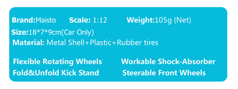1:12 scale Maisto children 1199 Panigale R Superbike Die casting model motorbike motorcycle race Replica bike mini metal toy red