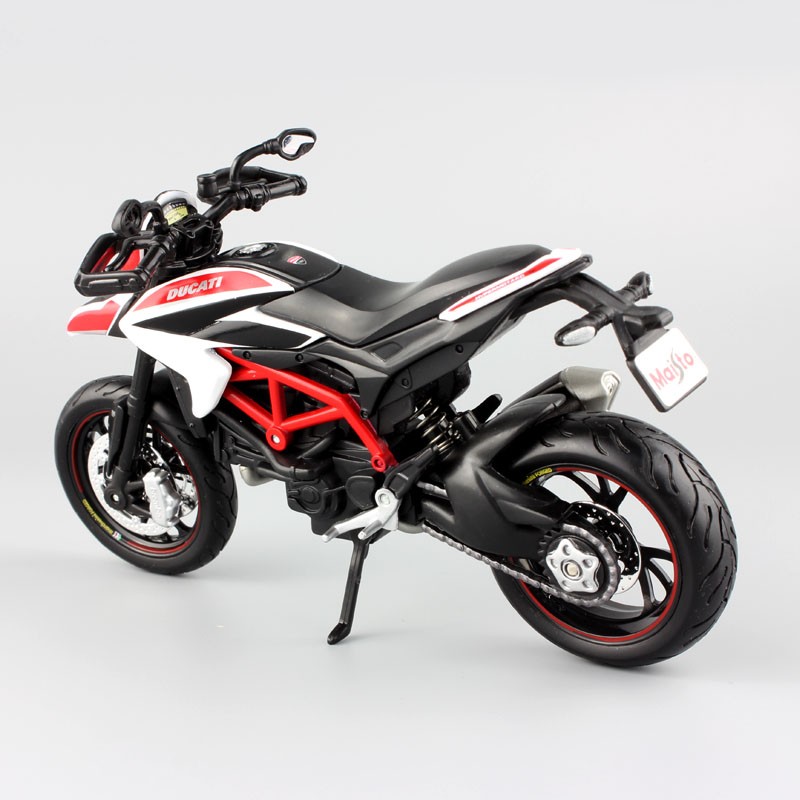 Maisto 1/12 Scale Ducati Hypermotaro 1100 EVO Corse Supermotard Moto bike Track Diecast Model Motorcycles Toy Kids Gift Replicas