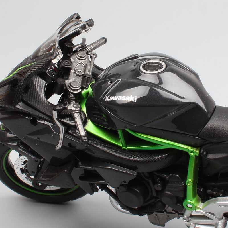 1:12 Scale Kawasaki Ninja H2 H2R diecast sportbike Track racing motorcycle supercharged models miniatures bike toy for child's 1:12 Scale Kawasaki Ninja H2 H2R diecast sportbike Track racing motorcycle supercharged models miniatures bike toy for child's