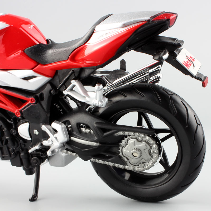 Children's Maisto 1/12 Scale Diecast Motorcycles MV Agusta Brutale 1090 RR Bike Model Toy Moto Vehicle Racing Replica Gift Hobby