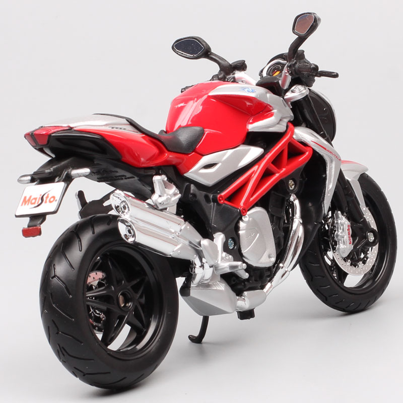 Children's Maisto 1/12 Scale Diecast Motorcycles MV Agusta Brutale 1090 RR Bike Model Toy Moto Vehicle Racing Replica Gift Hobby