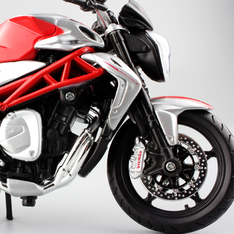 Children's Maisto 1/12 Scale Diecast Motorcycles MV Agusta Brutale 1090 RR Bike Model Toy Moto Vehicle Racing Replica Gift Hobby
