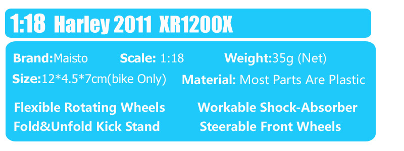 1/18 scale maisto 2011 XR1200X SuperLow rider Roadster bike Sportster retro cycle Diecasts Vehicle motorcycle moto toy kid gifts 1/18 scale maisto 2011 XR1200X SuperLow rider Roadster bike Sportster retro cycle Diecasts Vehicle motorcycle moto toy kid gifts