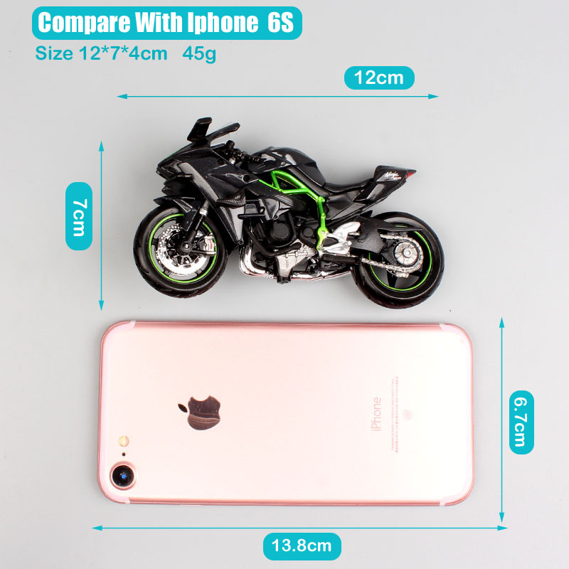 1:18 Scale mini maisto Kawasaki Ninja H2 H2R diecast street Supersport bike trail racing motorcycle modeling toy for kid's boys 1:18 Scale mini maisto Kawasaki Ninja H2 H2R diecast street Supersport bike trail racing motorcycle modeling toy for kid's boys