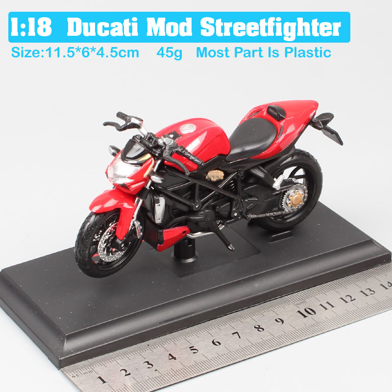 1/18 scale mini maisto moto Ducati streetfighter S Streetbike Diecasts & Toy Vehicles mod motorcycle model toy thumbnails childs