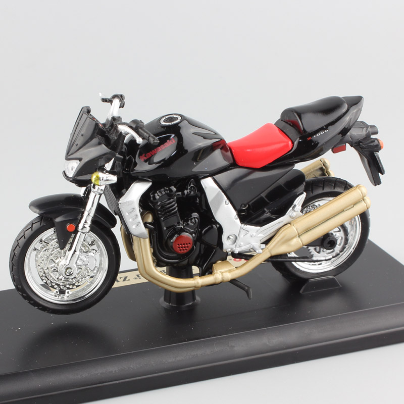 Children's 1:18 scale maisto small Kawasaki Z1000 streetfighter 2003 moto bike sport cycle racing motorcycle model toy thumbnail