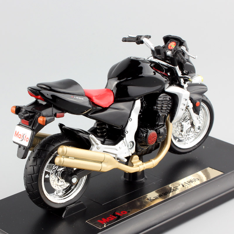 Children's 1:18 scale maisto small Kawasaki Z1000 streetfighter 2003 moto bike sport cycle racing motorcycle model toy thumbnail