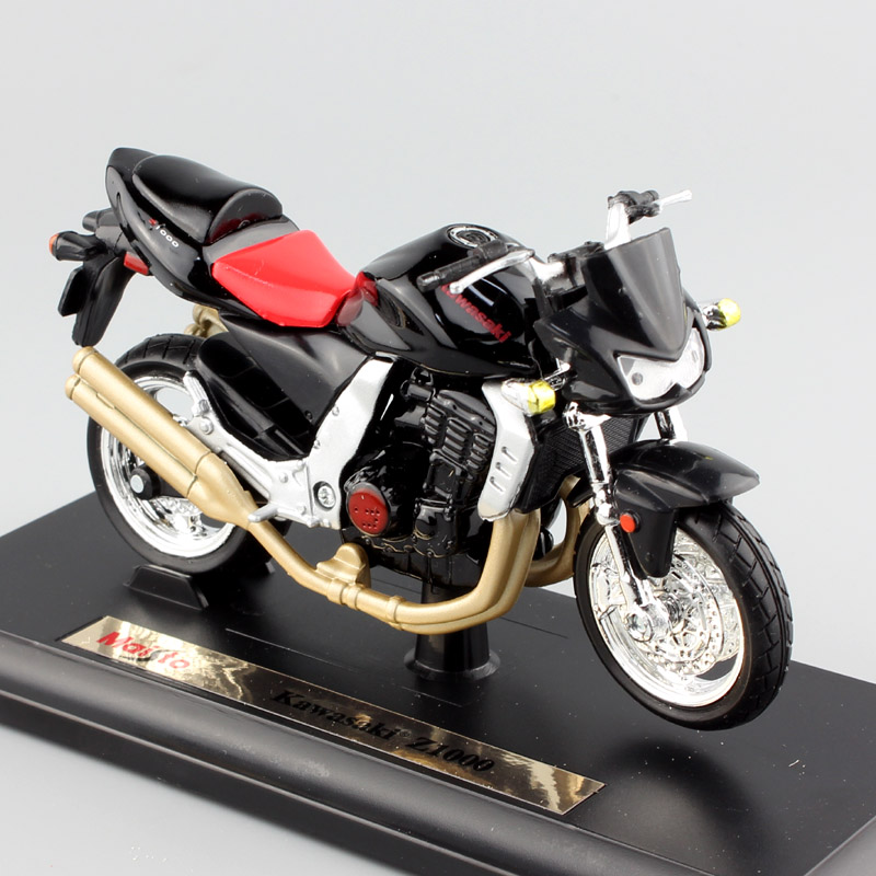 Children's 1:18 scale maisto small Kawasaki Z1000 streetfighter 2003 moto bike sport cycle racing motorcycle model toy thumbnail